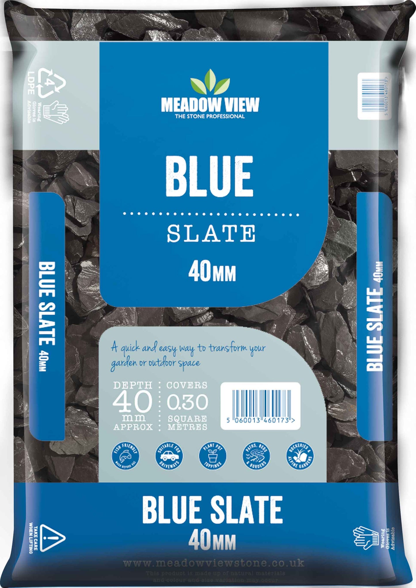 Blue Slate 40mm