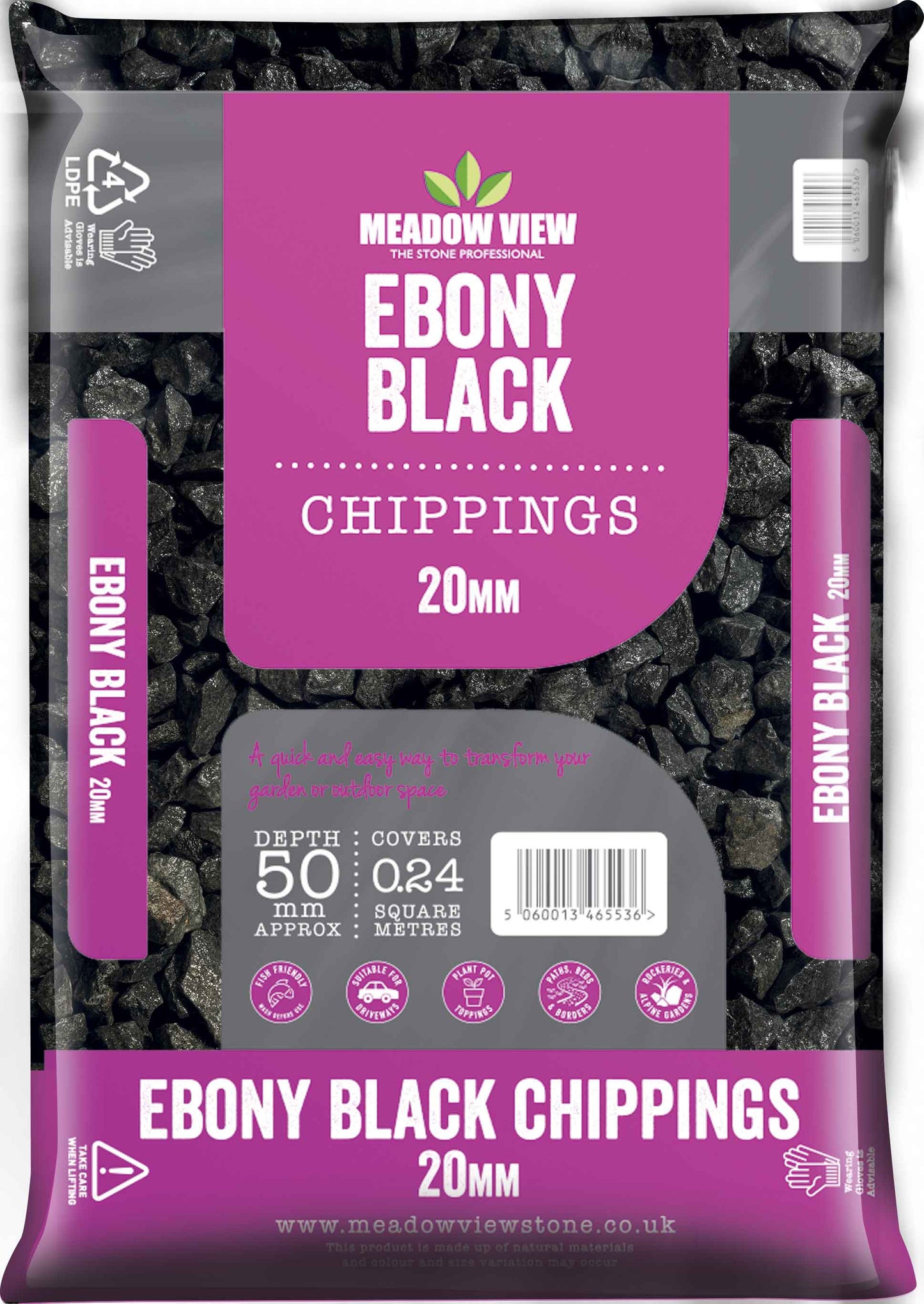 Ebony Black 20mm