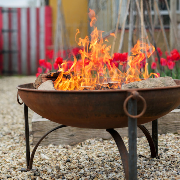 Plain Jane with Swing Arm BBQ Rack Fire Pit Collection