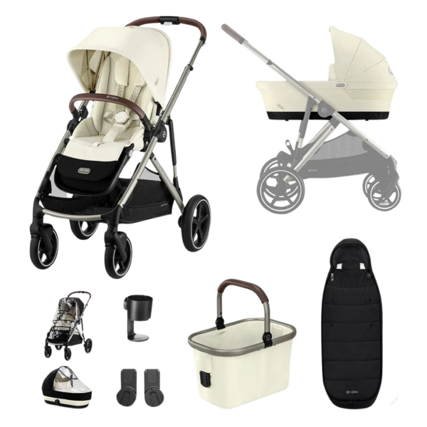 Cybex Gazelle S Pushchair Essentials Bundle | Seashell Beige